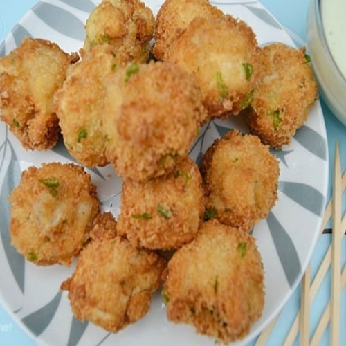Crumbed Mushroom